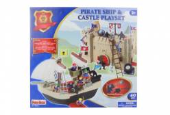 Игровой набор Корабль и крепость, 40 предметов
