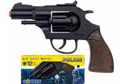 Револьвер Police, черный (12 пистонов)