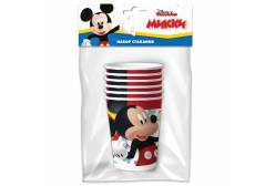 Набор бумажных стаканов 3D. Mickey Mouse, 6 штук, 250 мл
