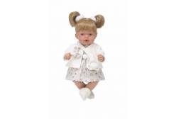 Кукла мягкая Arias Elegance Hanne, с виниловыми конечностями, 28 см, арт. Т22026