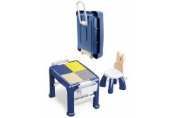 Стол для конструирования 3 в 1 Brick Battle. Baseplate. Big (песочница, чемодан, конструктор, стул), 61x46x46 см