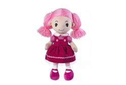 Мягкая игрушка Maxitoys Кукла Стильняшка в розовом платье, 40 см