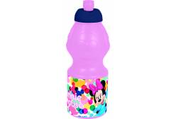 Бутылка пластиковая спортивная фигурная Минни. Хорошее настроение (400 мл)