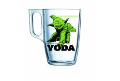 Кружка стеклянная Нуэво. Дисней: Star Wars Yoda, 320 мл