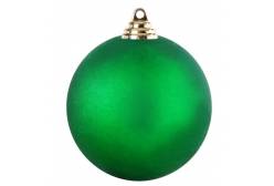 Новогодний шар, 7 см, 6 штук, цвет: зеленый, арт. ЕК0385